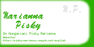 marianna pisky business card